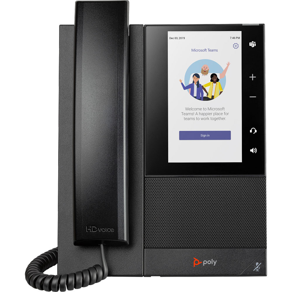 Điện thoại IP WiFi Poly CCX 505 Microsoft Teams (82Z79AA)